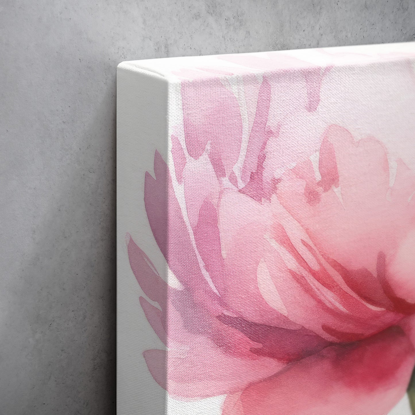 Peony Watercolor - Pink Floral Botanical Art