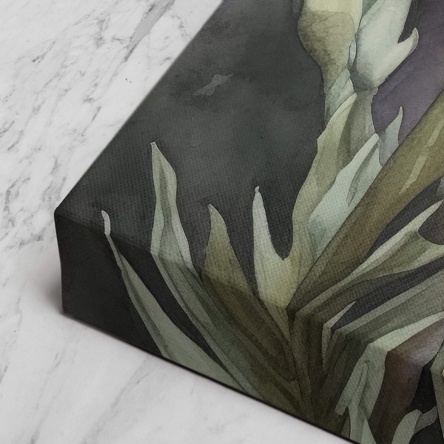 Carnation Watercolor – Peach Floral Botanical Art