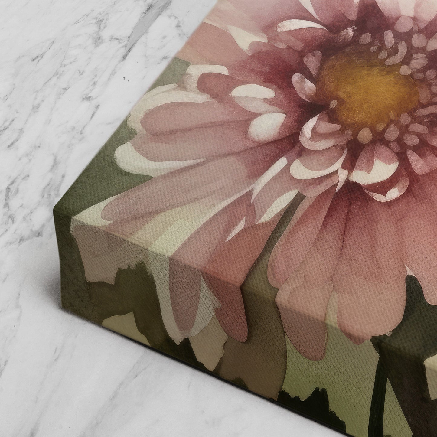 Chrysanthemum Watercolor – Colorful Floral Botanical Art