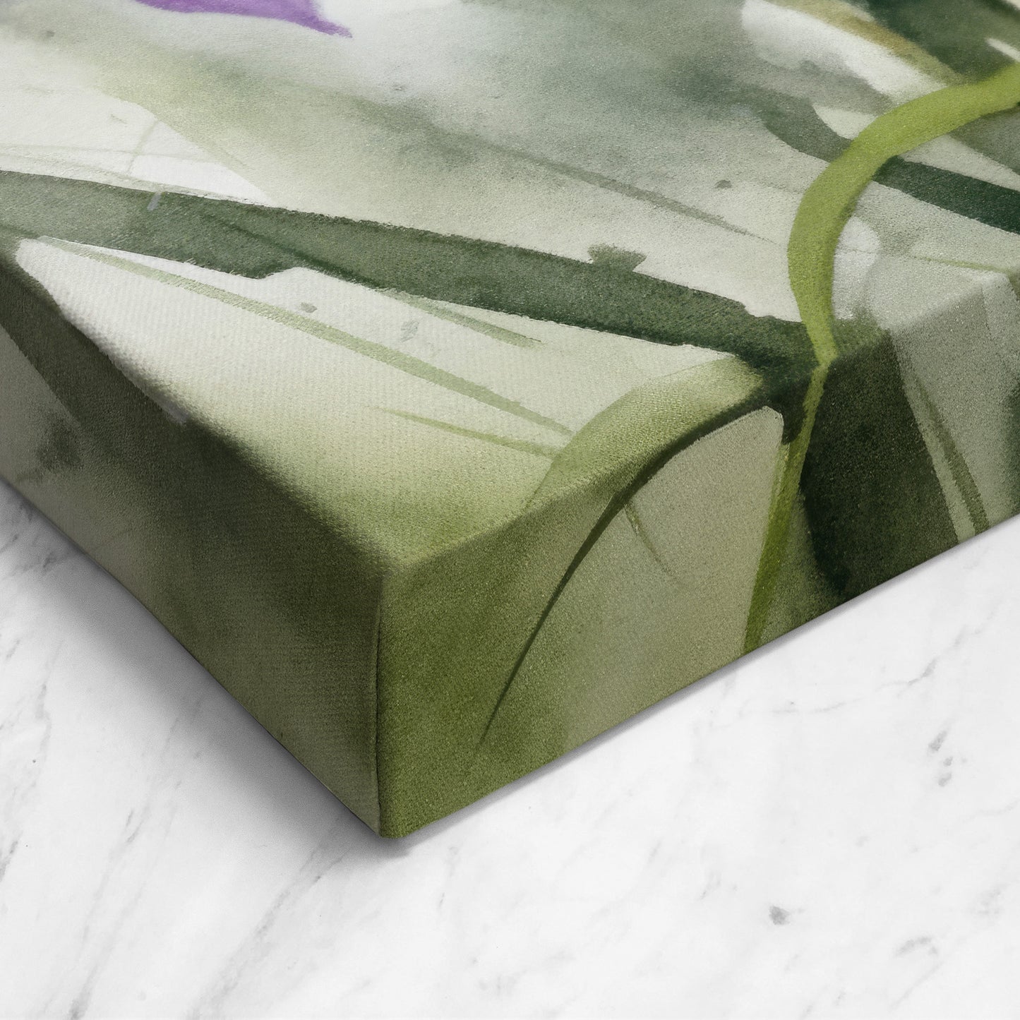 Lily Watercolor – Violet Floral Botanical Art