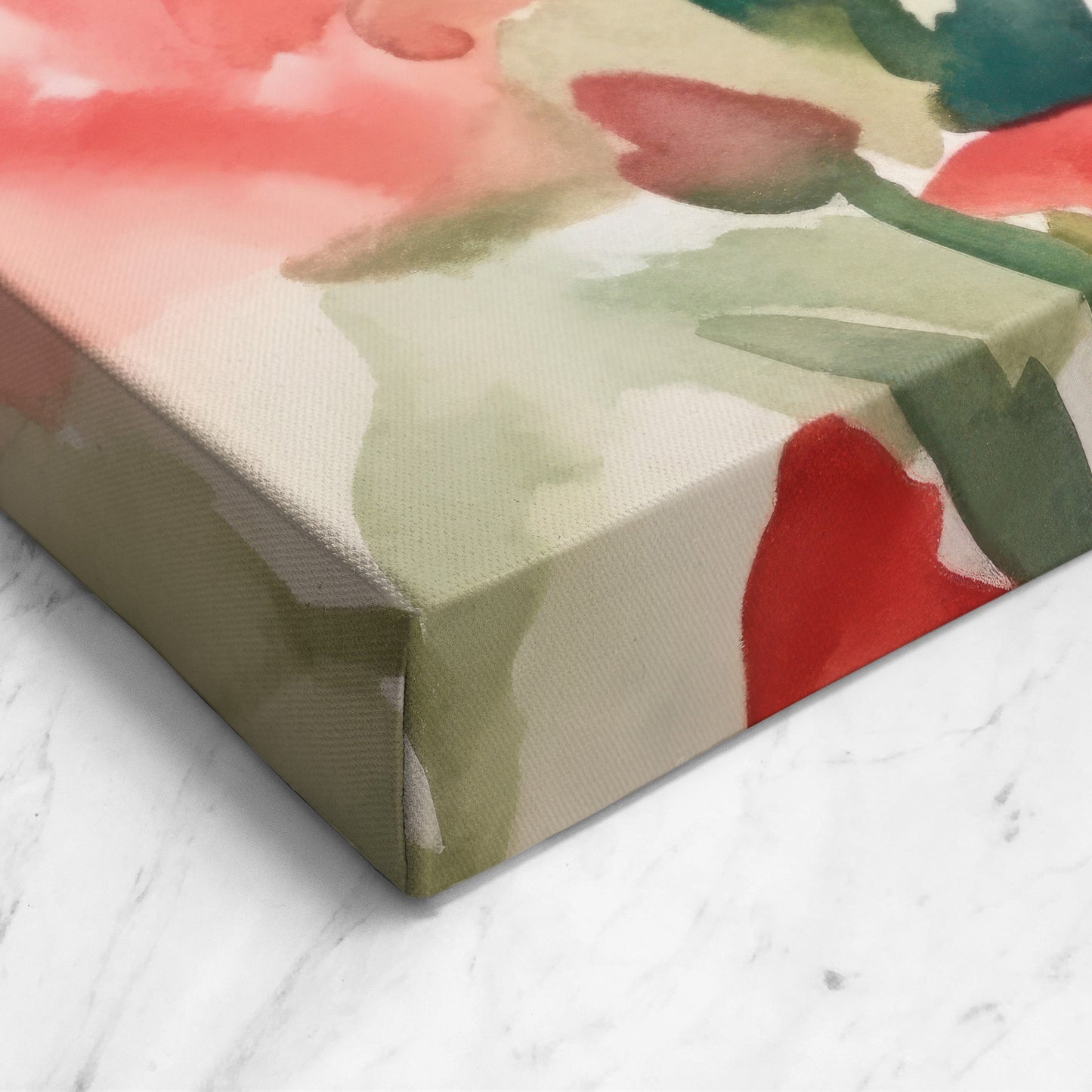 Snapdragon Watercolor – Red Floral Botanical Art