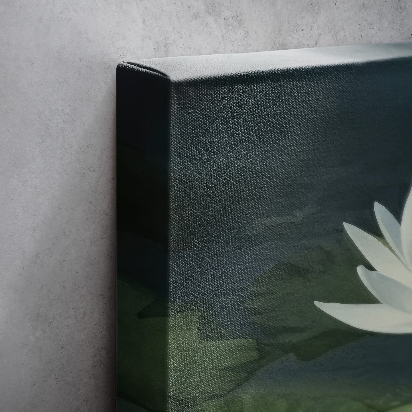 Waterlily Watercolor – White Floral Botanical Art