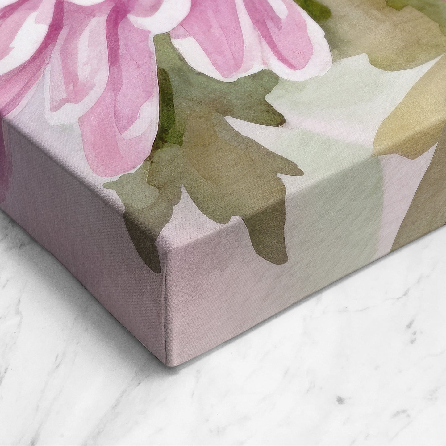 Chrysanthemum Watercolor II – Pink Floral Botanical Art