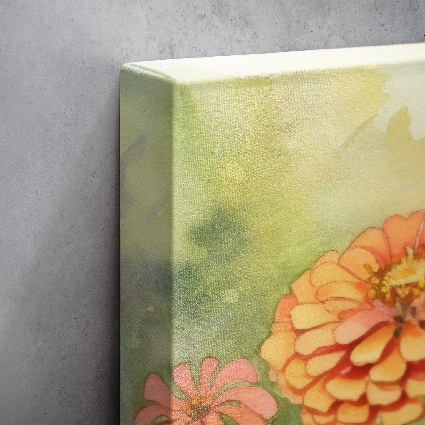 Zinnia Watercolor – Vibrant Floral Botanical Art